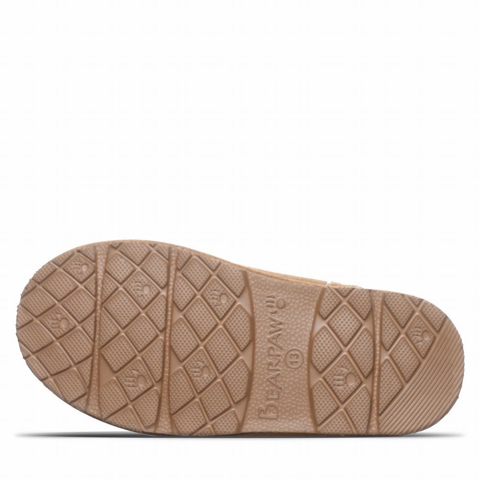 Kapcie Dziecięce Bearpaw Tabitha Youth Brązowe | MSY3732MV