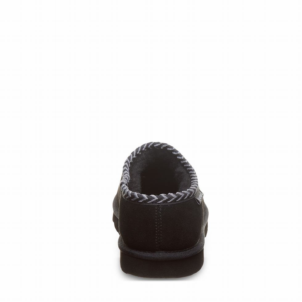 Kapcie Męskie Bearpaw Beau Czarne | RSR9856EN