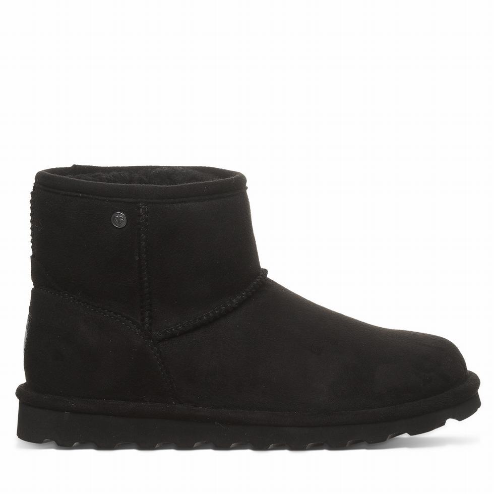 Kozaki Damskie Bearpaw Alyssa Vegan Czarne | PEF7698MM