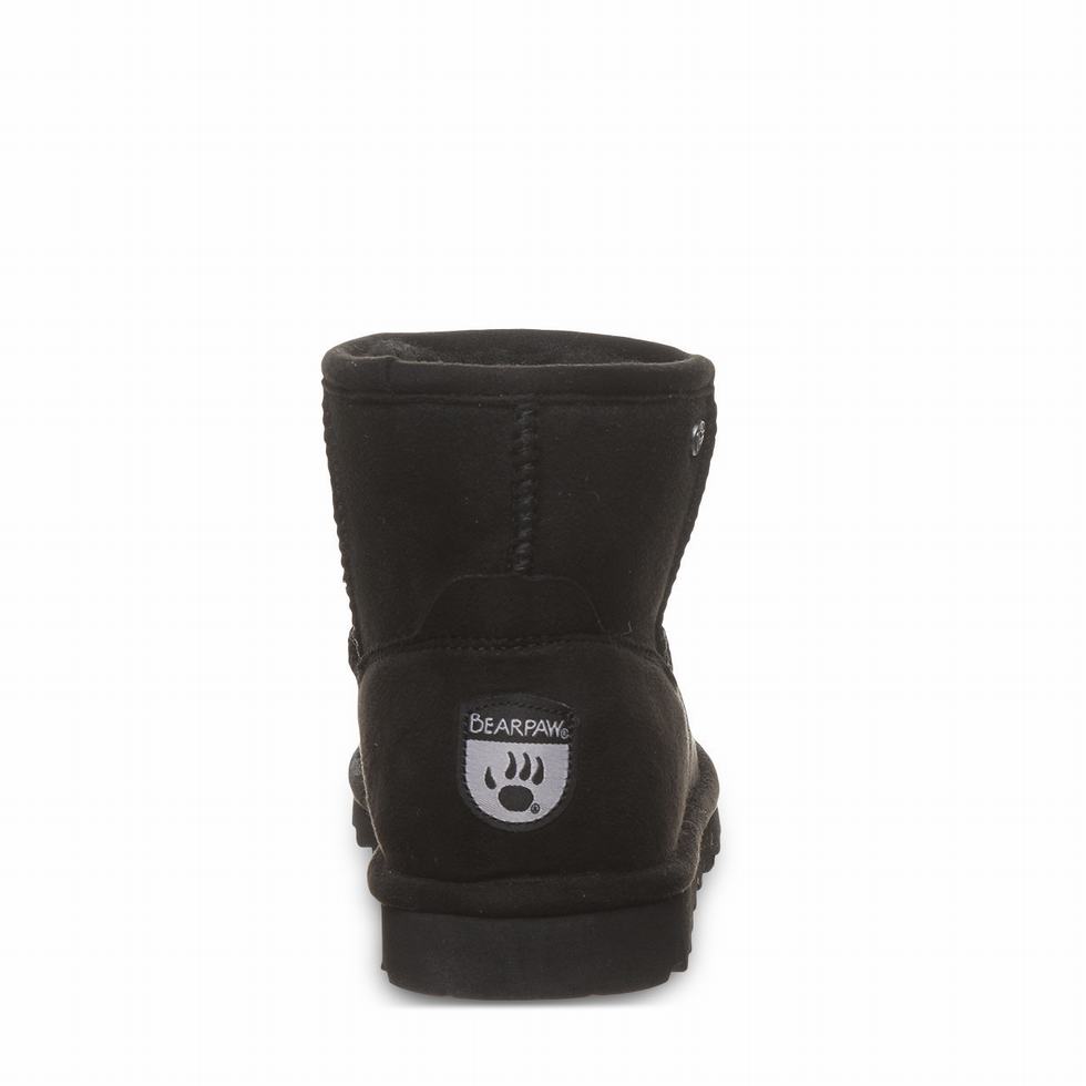 Kozaki Damskie Bearpaw Alyssa Vegan Czarne | PEF7698MM