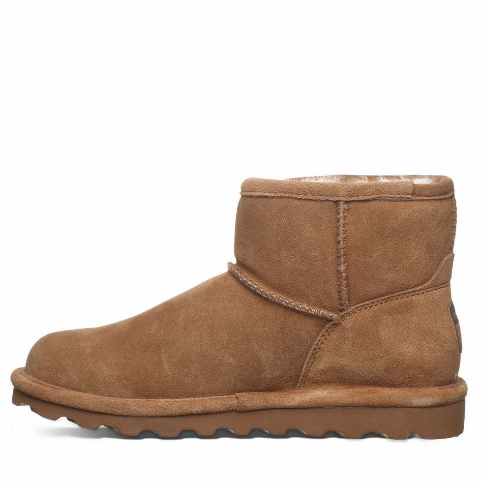 Kozaki Damskie Bearpaw Alyssa Wide Brązowe | NAH256CG