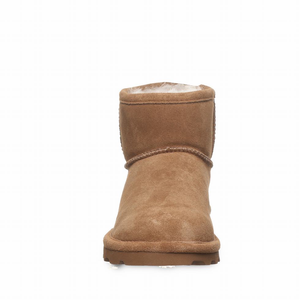 Kozaki Damskie Bearpaw Alyssa Wide Brązowe | NAH256CG