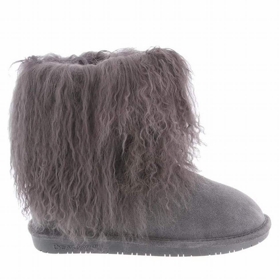 Kozaki Damskie Bearpaw Boo Czarne | XQQ8470FS