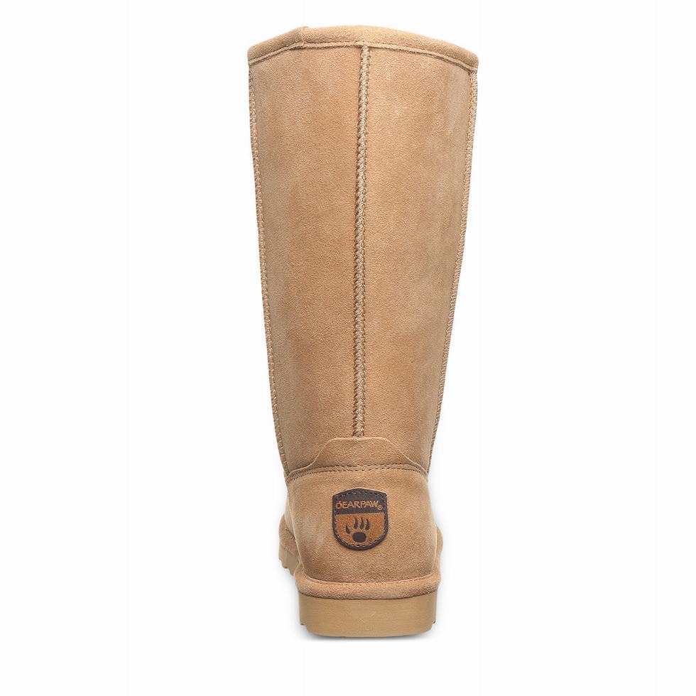 Kozaki Damskie Bearpaw Elle Tall Brązowe | VSQ957NF