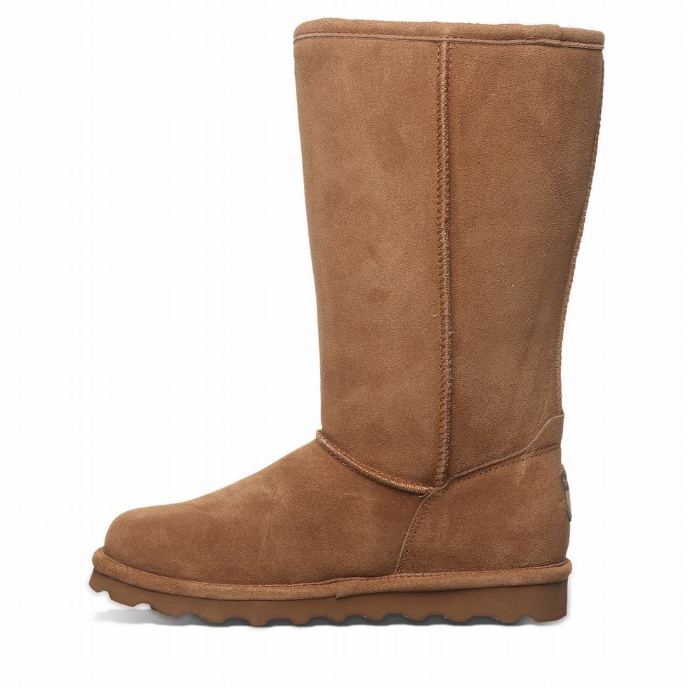 Kozaki Damskie Bearpaw Elle Tall Brązowe | QUS3991DH