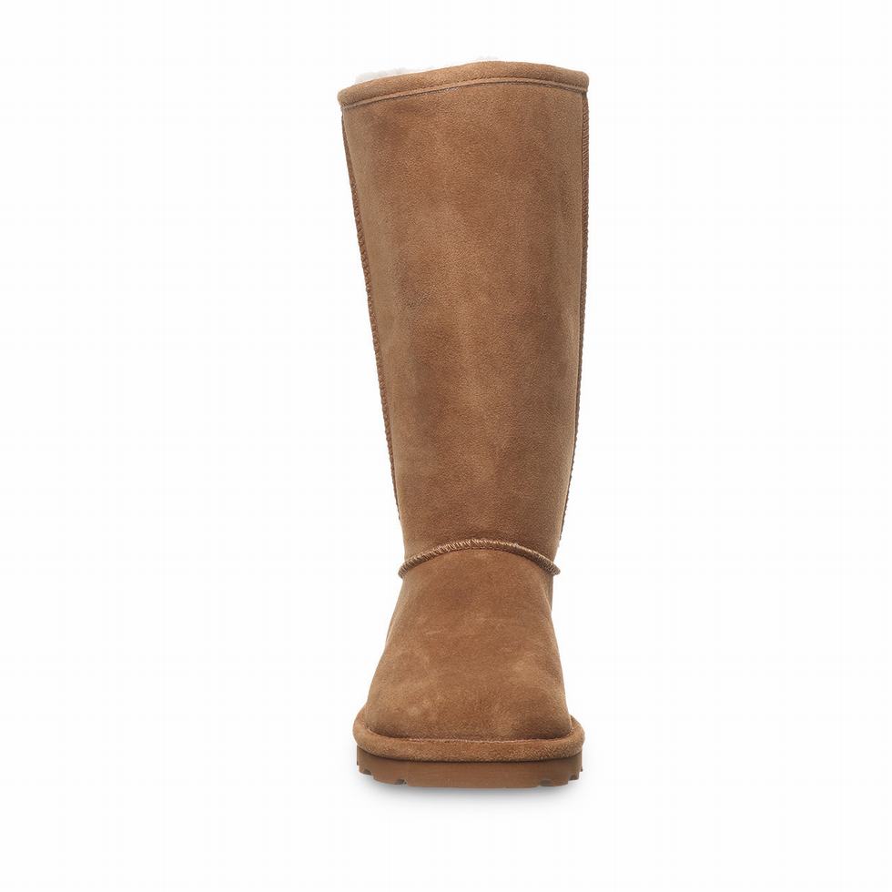 Kozaki Damskie Bearpaw Elle Tall Brązowe | QUS3991DH