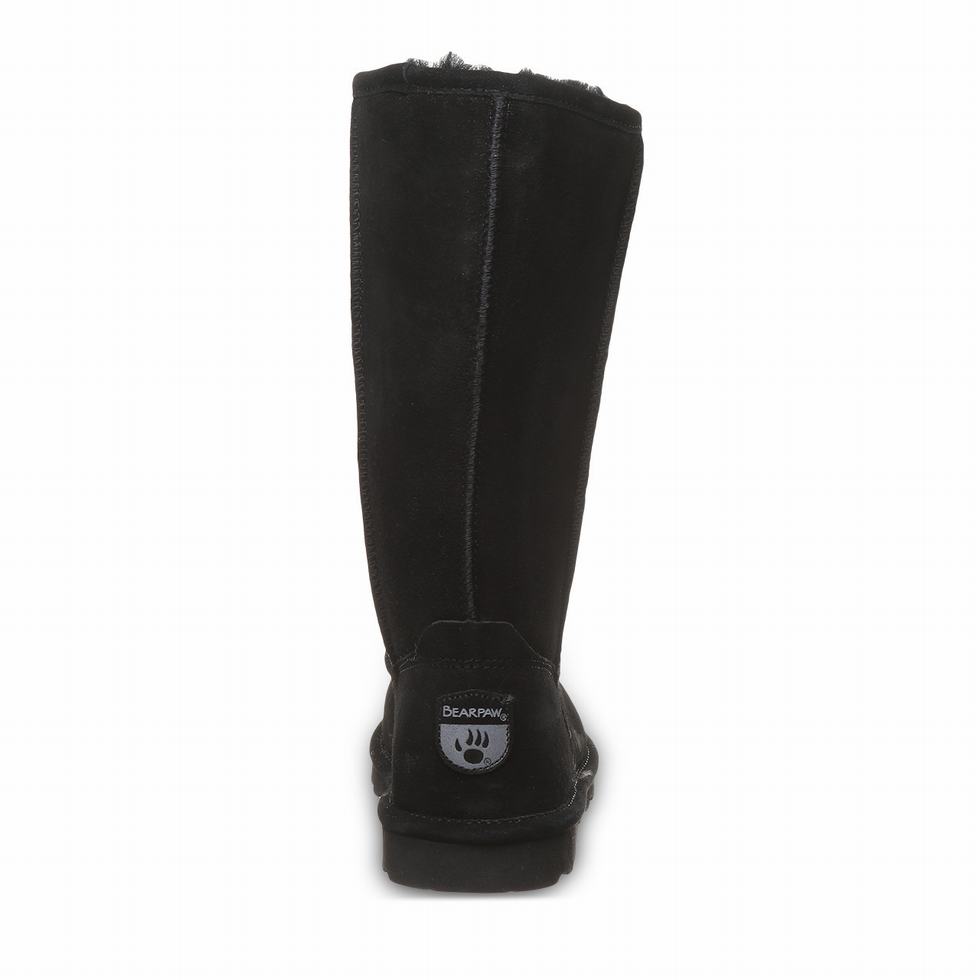 Kozaki Damskie Bearpaw Elle Tall Czarne | MVQ5813SN