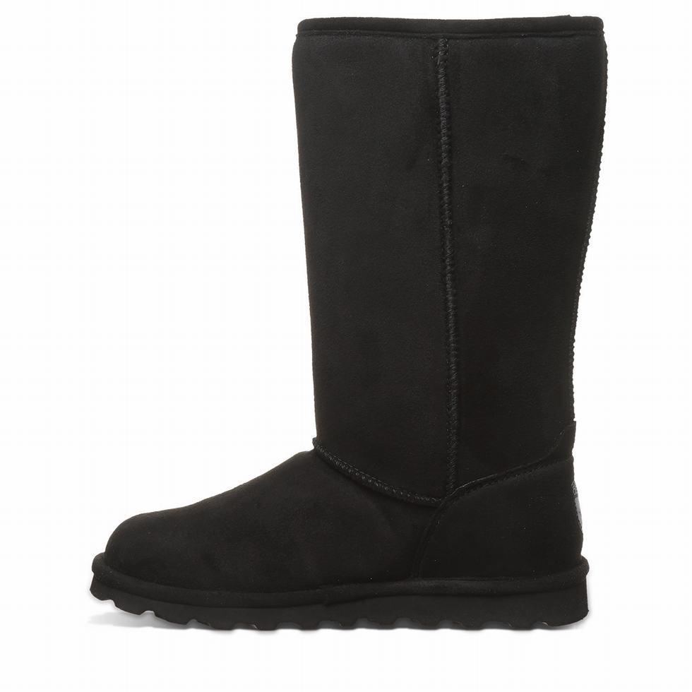 Kozaki Damskie Bearpaw Elle Tall Vegan Czarne | ROG5367MS