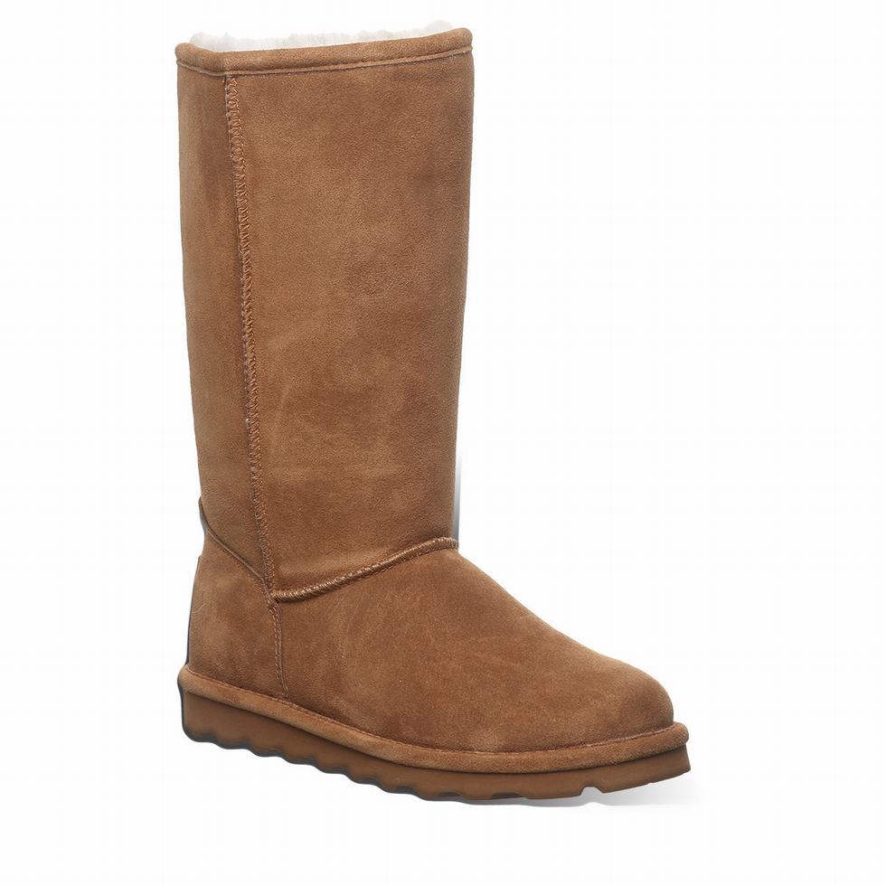 Kozaki Damskie Bearpaw Elle Tall Wide Brązowe | OFP5961SB