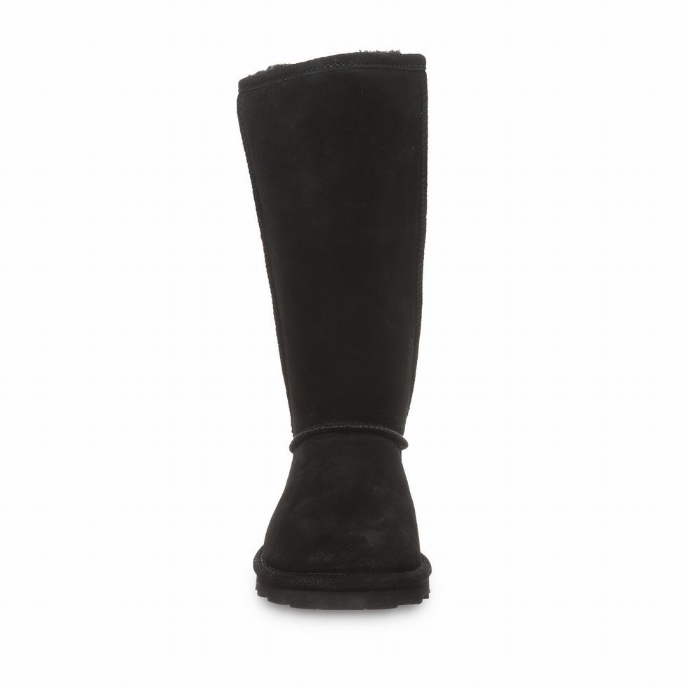 Kozaki Damskie Bearpaw Elle Tall Wide Czarne | FNW5560VN