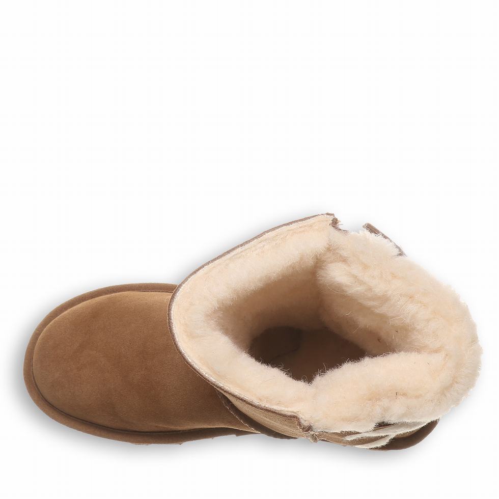 Kozaki Damskie Bearpaw Eloise Wide Brązowe | MRW574FW