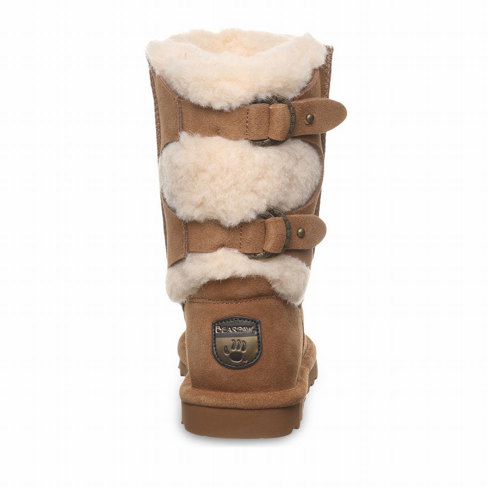 Kozaki Damskie Bearpaw Eloise Wide Brązowe | MRW574FW