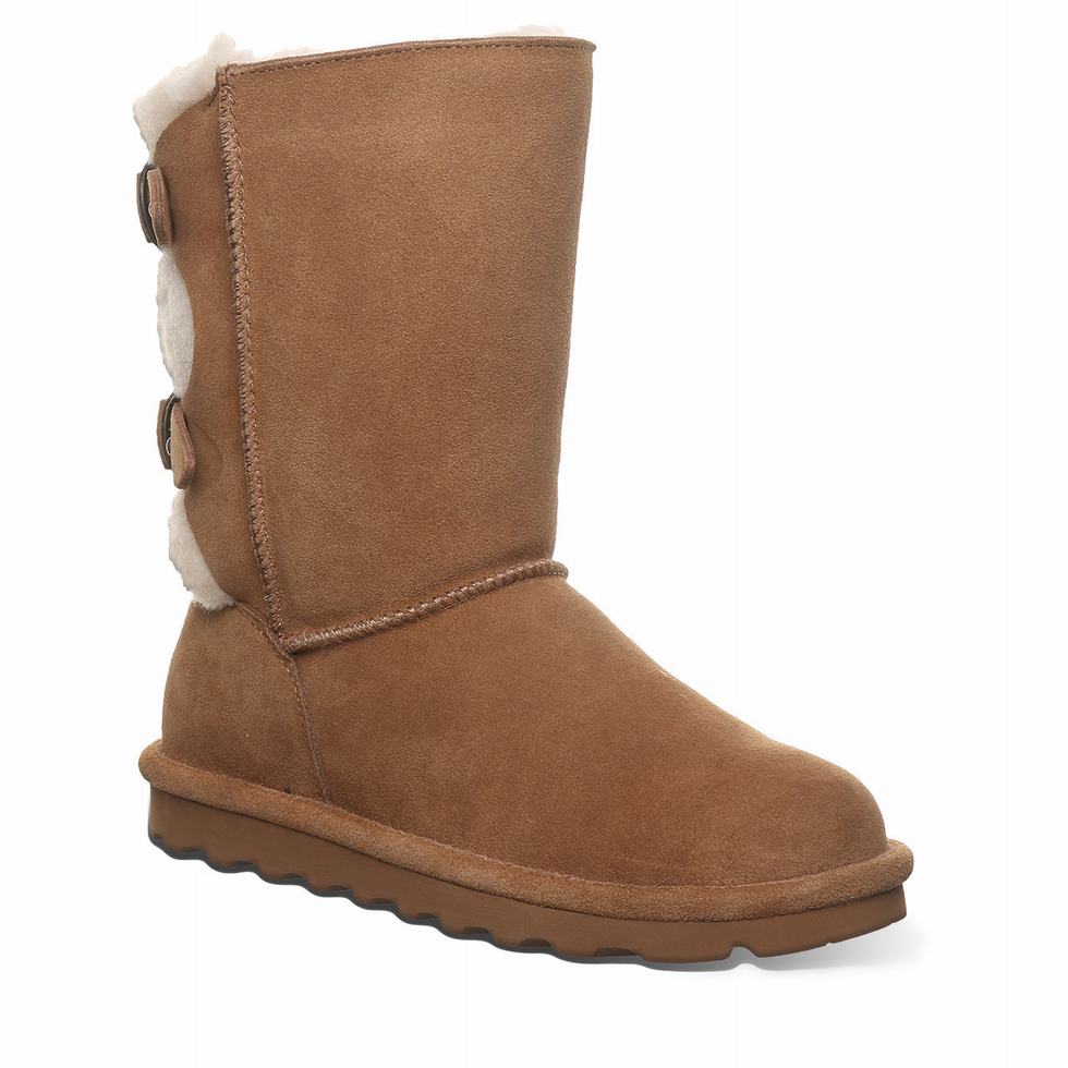 Kozaki Damskie Bearpaw Eloise Wide Brązowe | MRW574FW