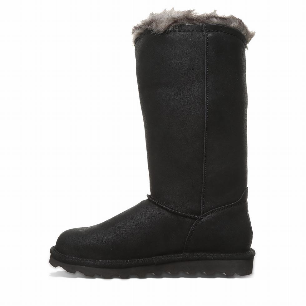 Kozaki Damskie Bearpaw Emery Czarne | RCN899WM