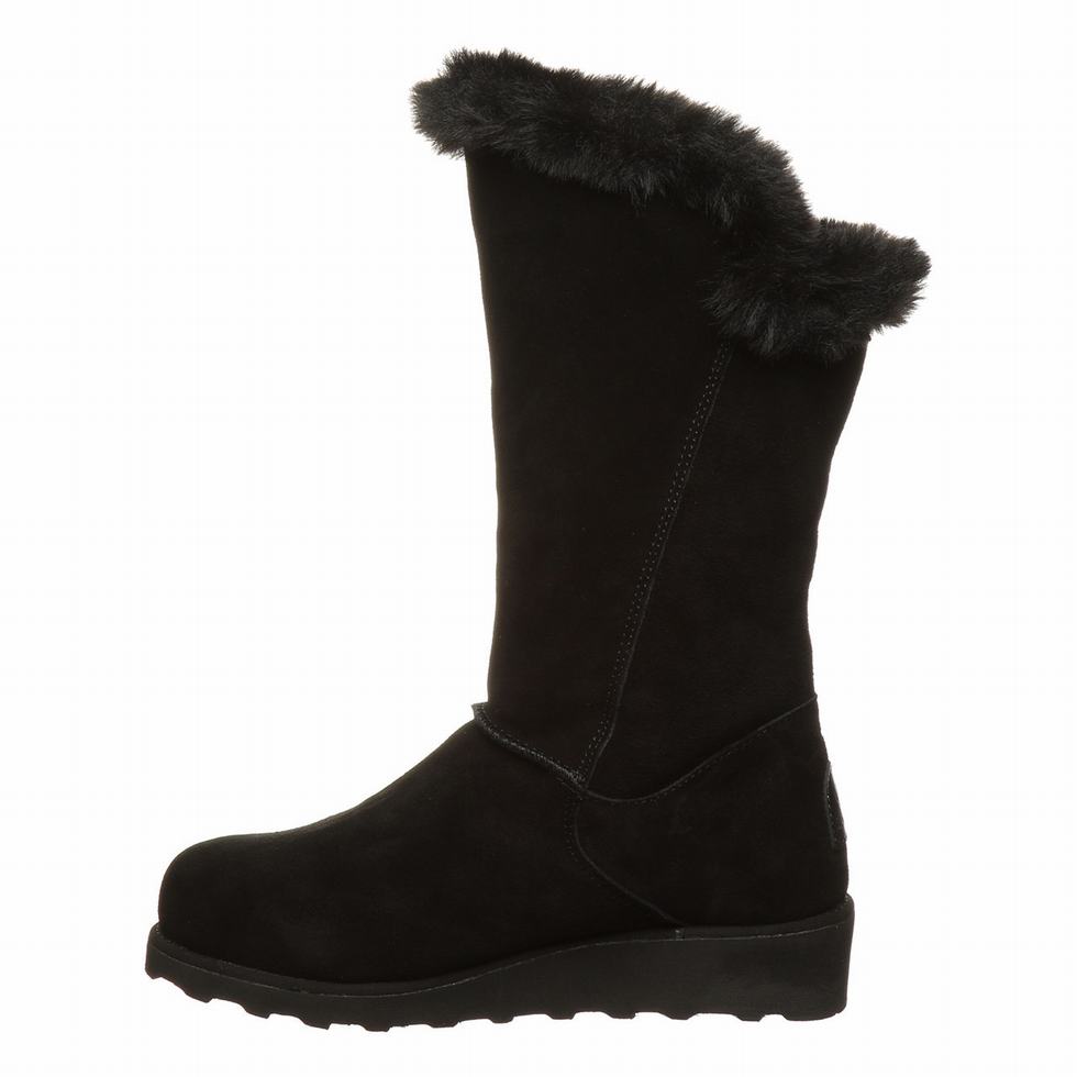 Kozaki Damskie Bearpaw Genevieve Czarne | QRC3224NQ