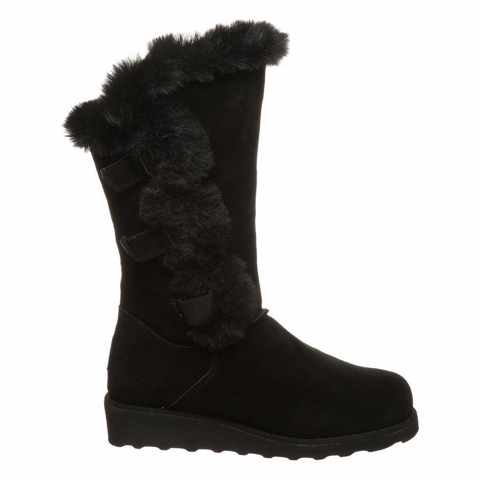 Kozaki Damskie Bearpaw Genevieve Czarne | QRC3224NQ