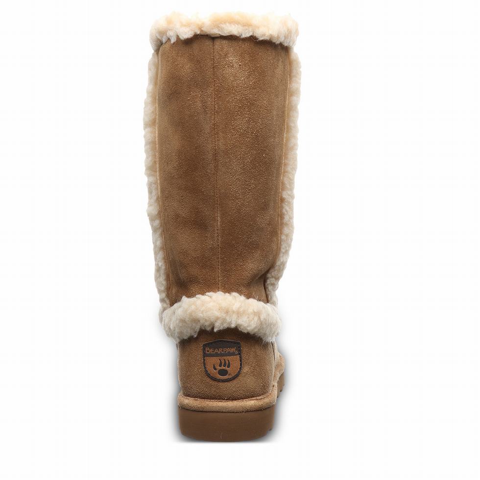 Kozaki Damskie Bearpaw Kendall Brązowe | FQN8588PK