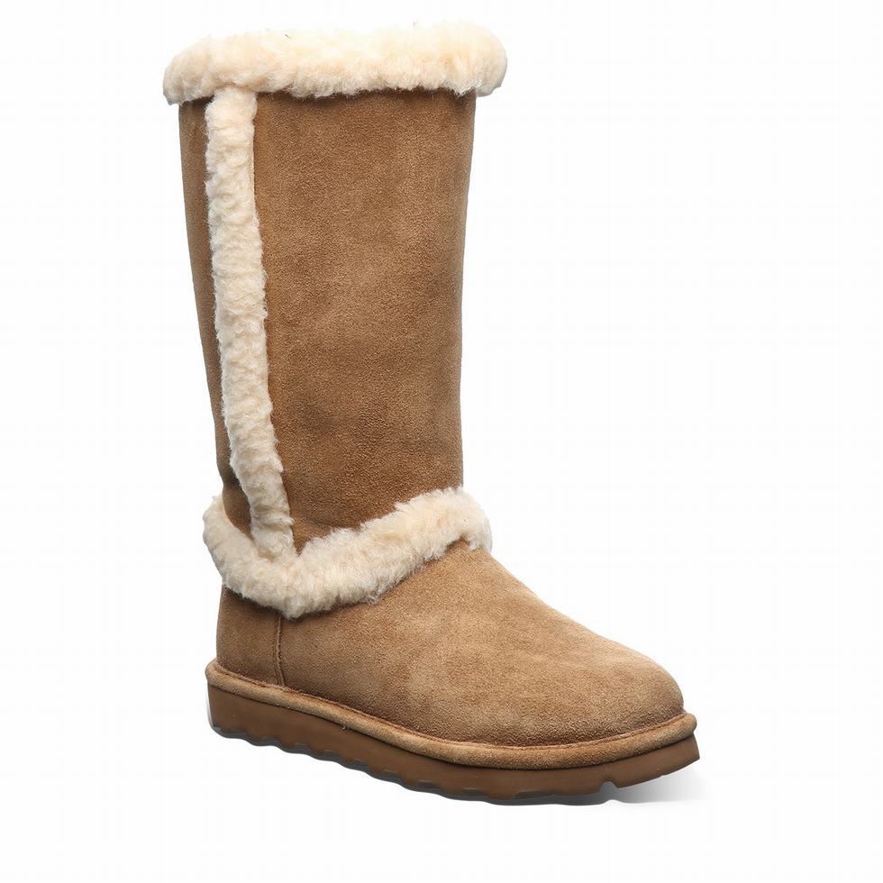 Kozaki Damskie Bearpaw Kendall Brązowe | FQN8588PK