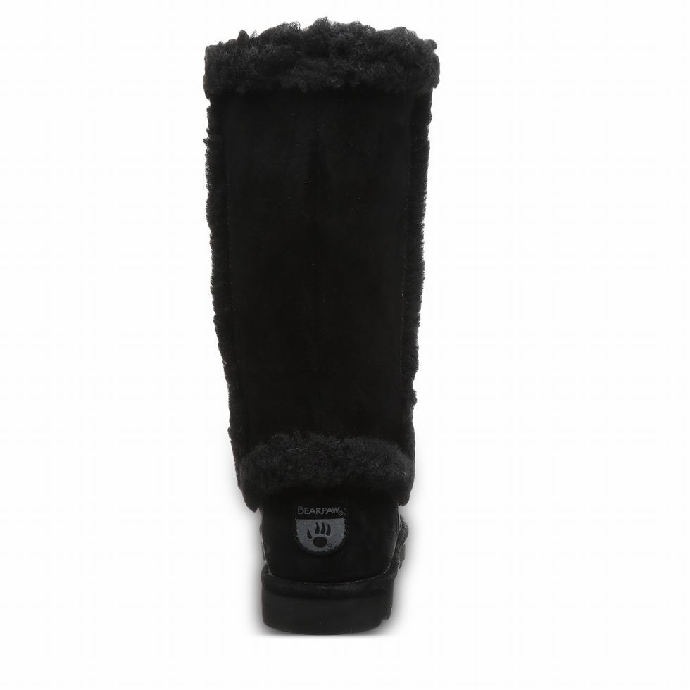 Kozaki Damskie Bearpaw Kendall Czarne | UQU5877LD