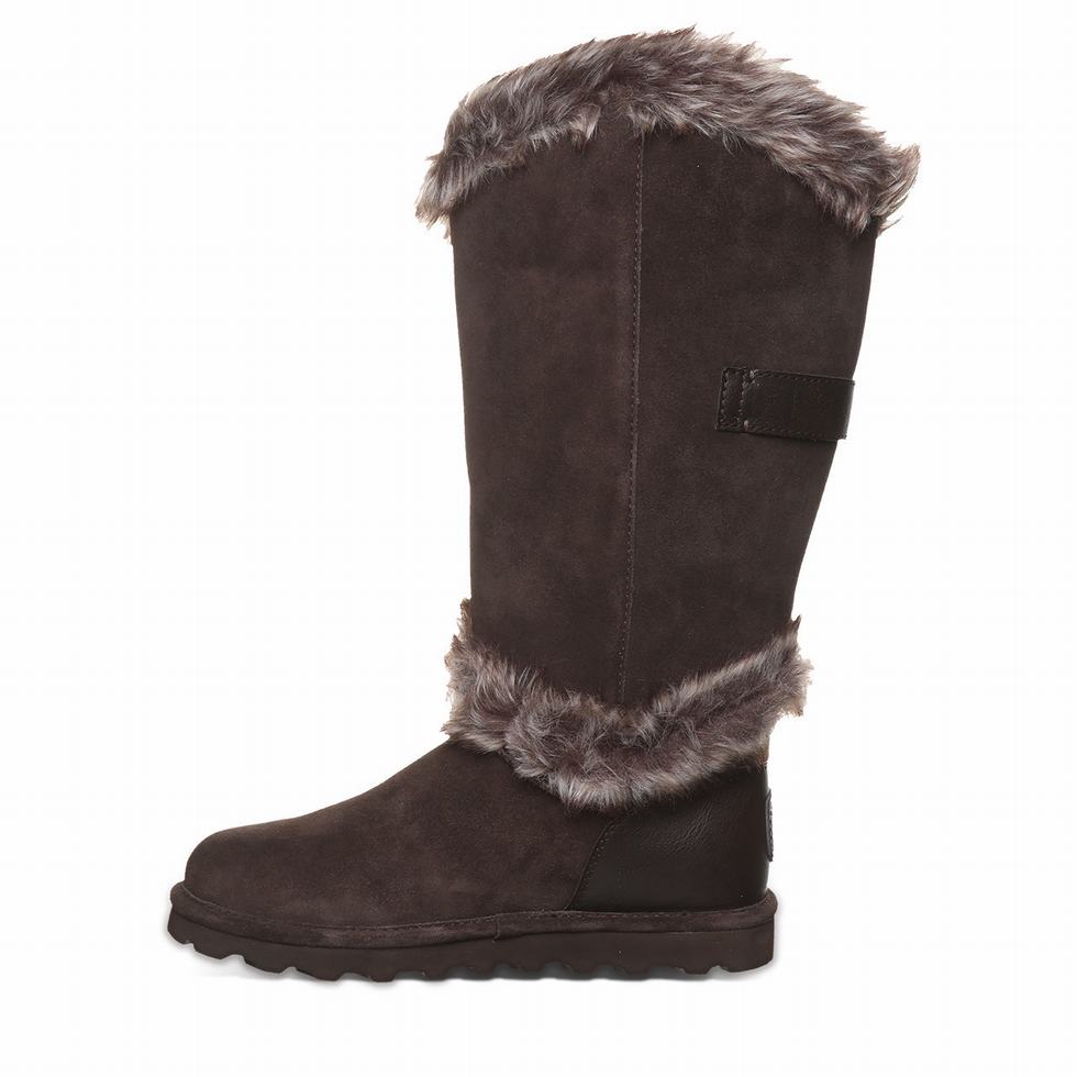 Kozaki Damskie Bearpaw Sheilah Brązowe | LET888PU