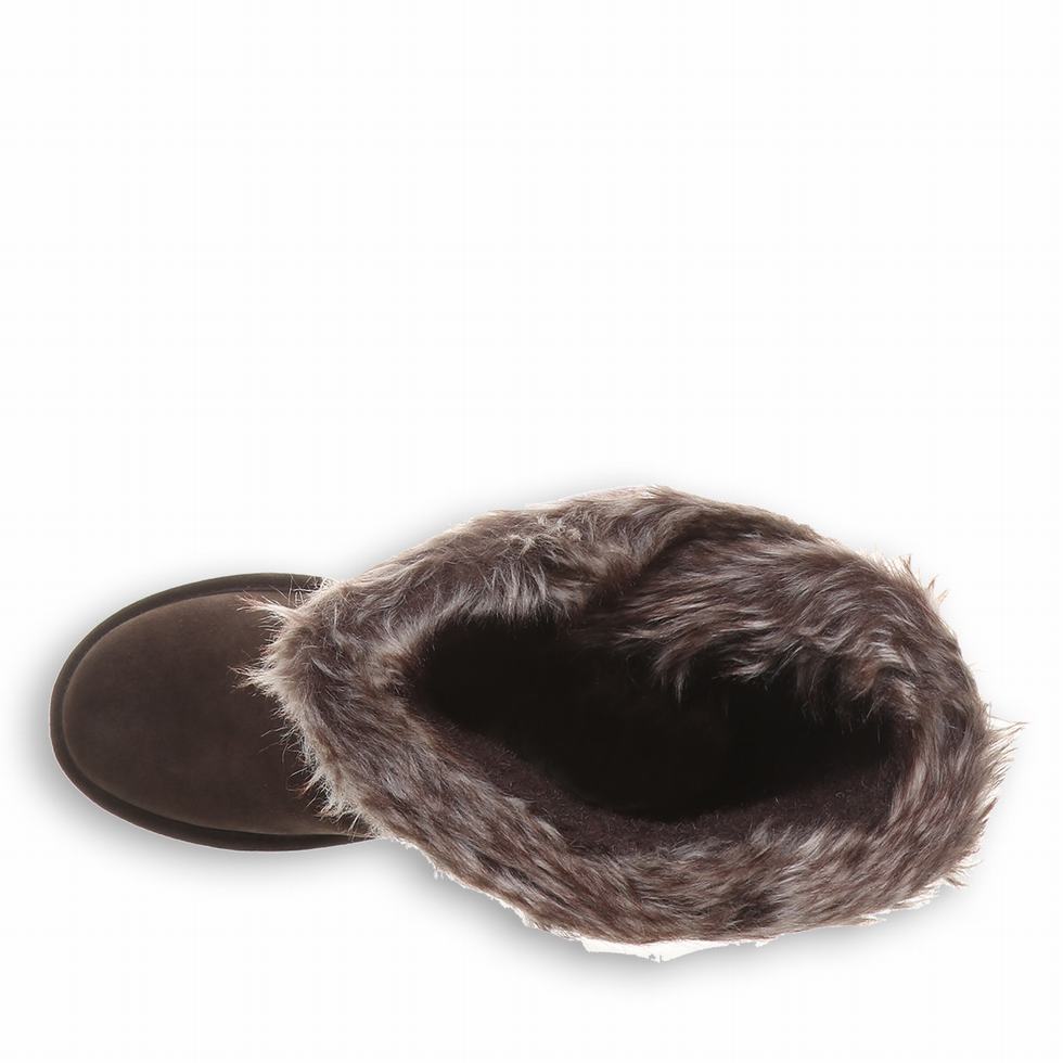 Kozaki Damskie Bearpaw Sheilah Brązowe | LET888PU