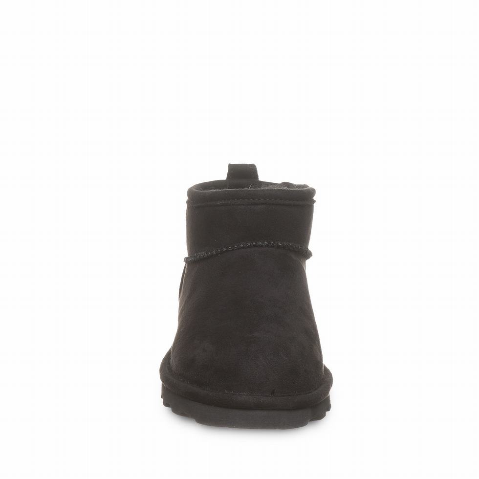 Kozaki Damskie Bearpaw Shorty Vegan Czarne | HLK4993YA