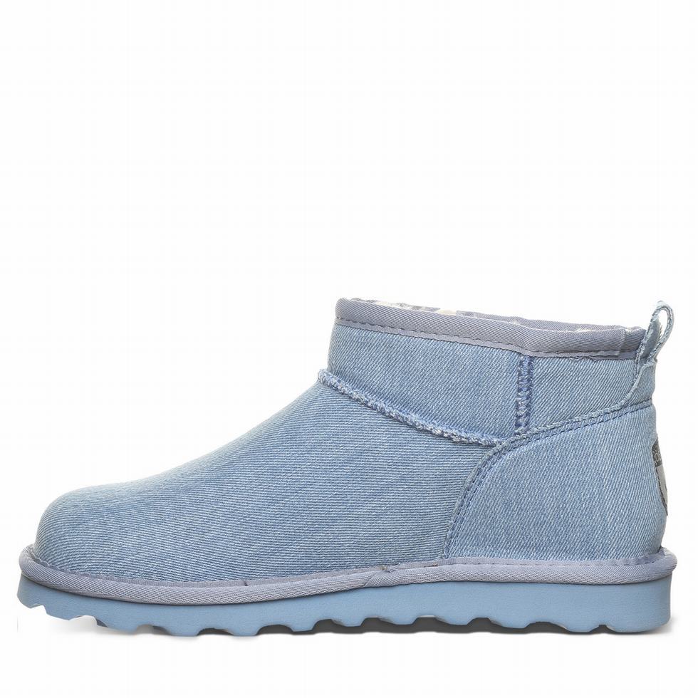 Kozaki Damskie Bearpaw Shorty Vegan Niebieskie | LNB9698QE