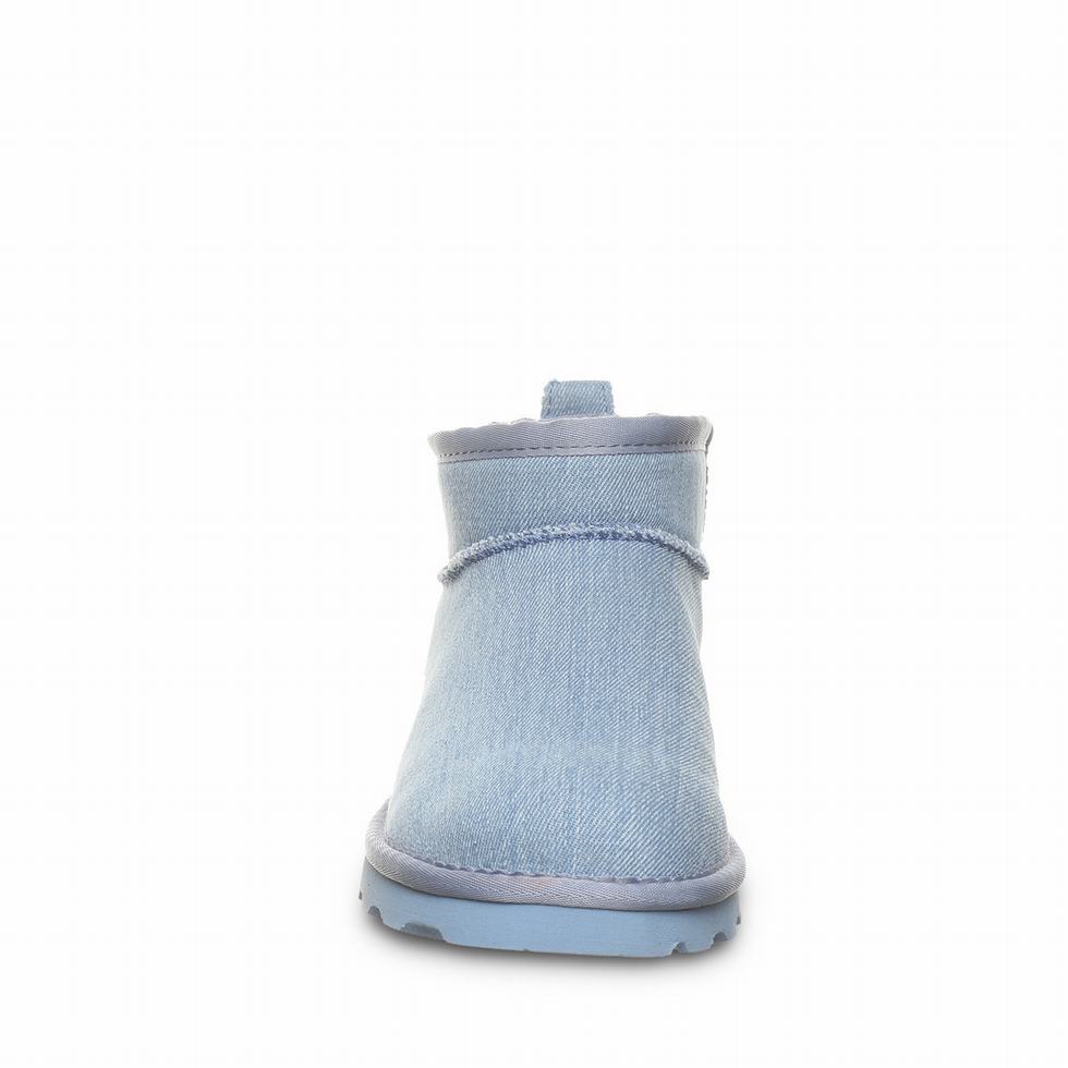 Kozaki Damskie Bearpaw Shorty Vegan Niebieskie | LNB9698QE