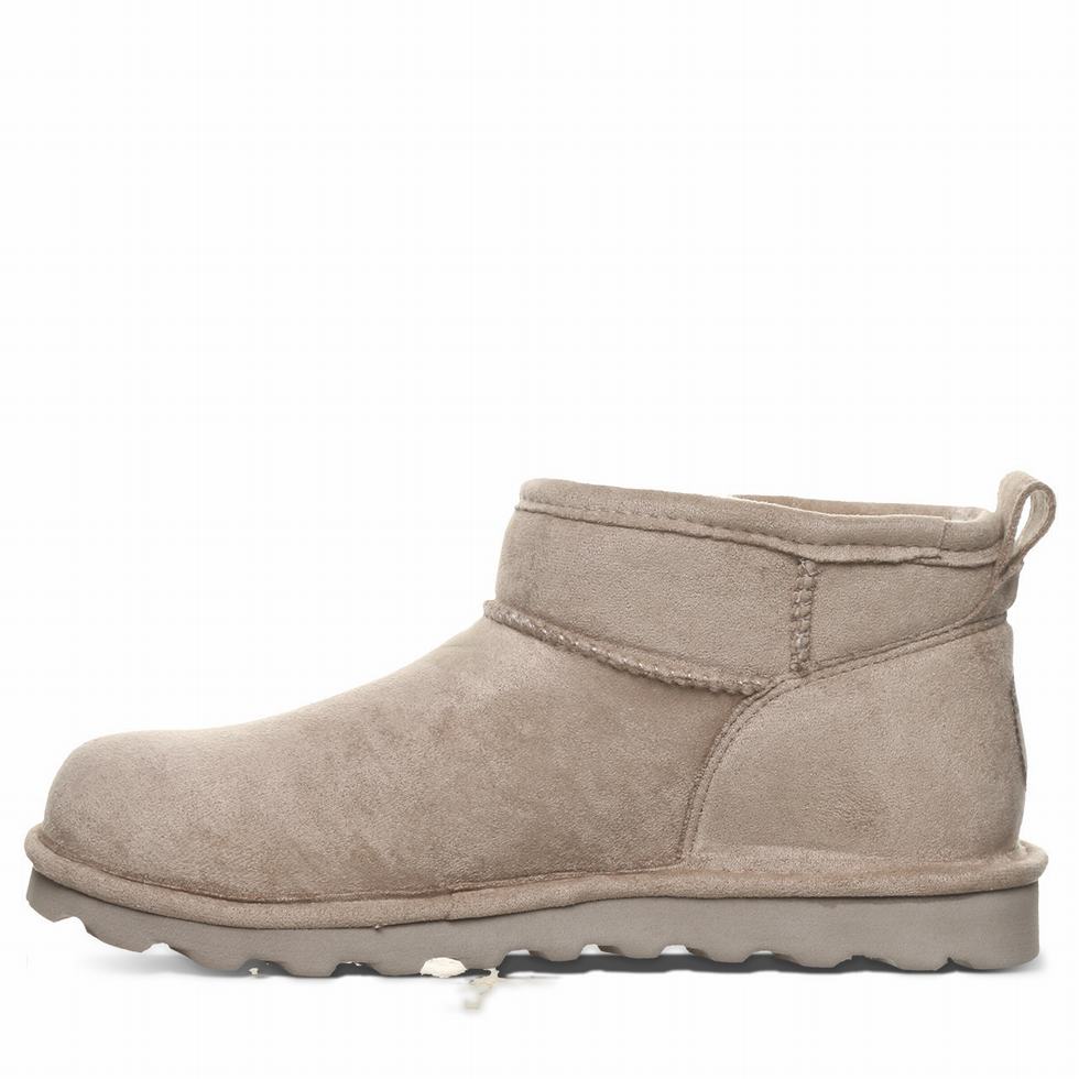 Kozaki Damskie Bearpaw Shorty Vegan Szare | GQH626NG