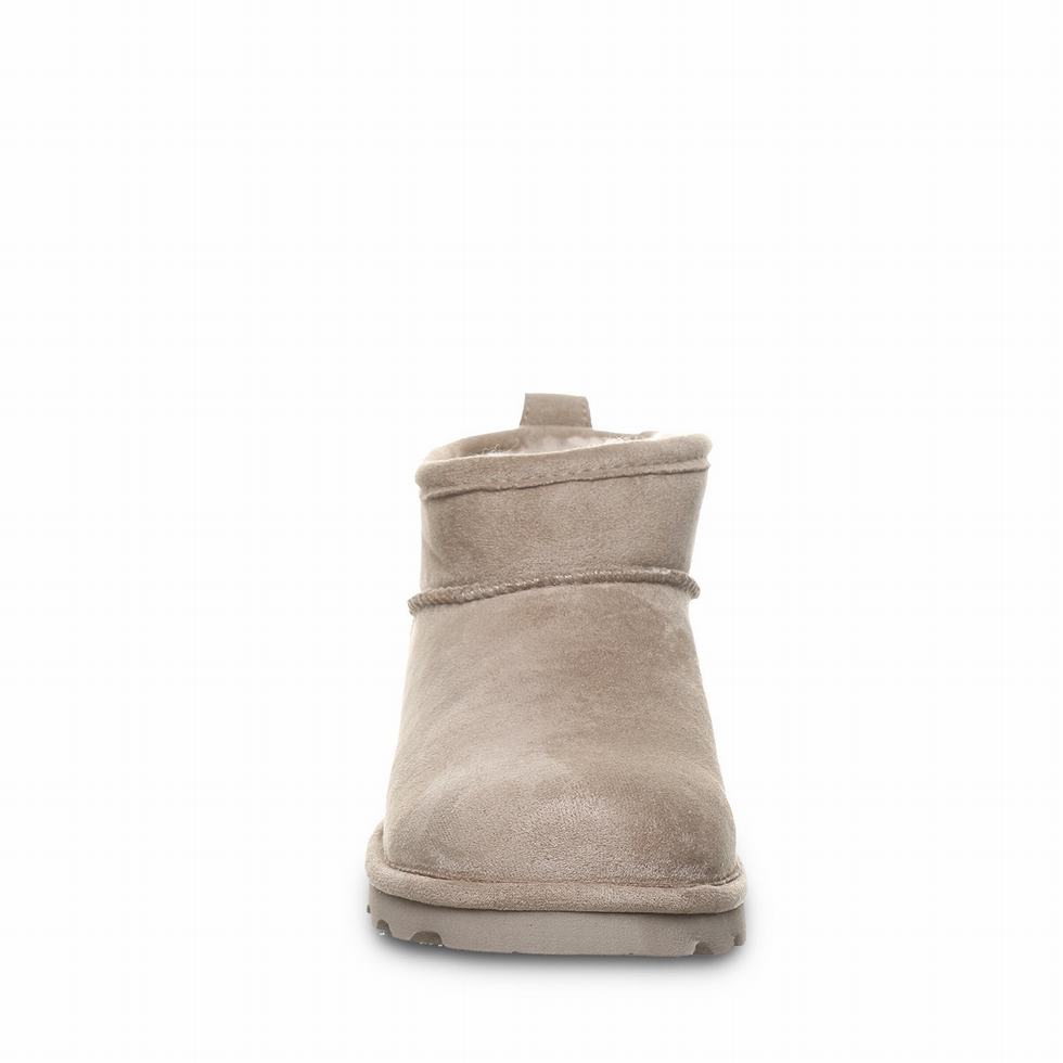 Kozaki Damskie Bearpaw Shorty Vegan Szare | GQH626NG