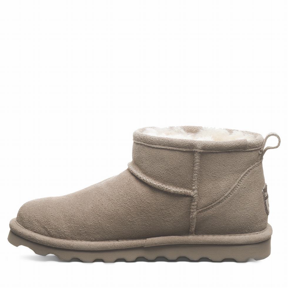 Kozaki Damskie Bearpaw Shorty Wide Brązowe | HEL9918AF