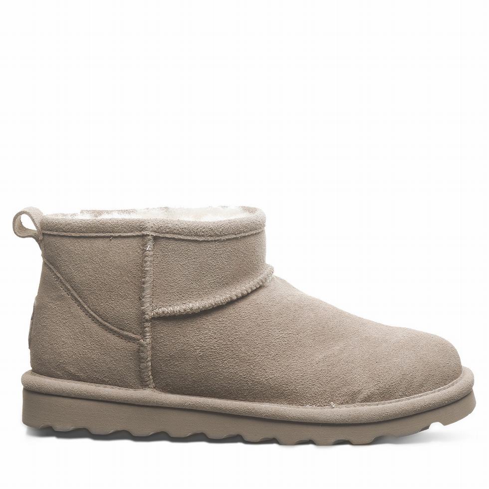 Kozaki Damskie Bearpaw Shorty Wide Brązowe | HEL9918AF