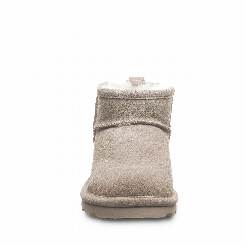 Kozaki Damskie Bearpaw Shorty Wide Brązowe | HEL9918AF