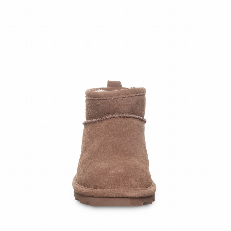 Kozaki Damskie Bearpaw Shorty Wide Brązowe | ZRK9677NG