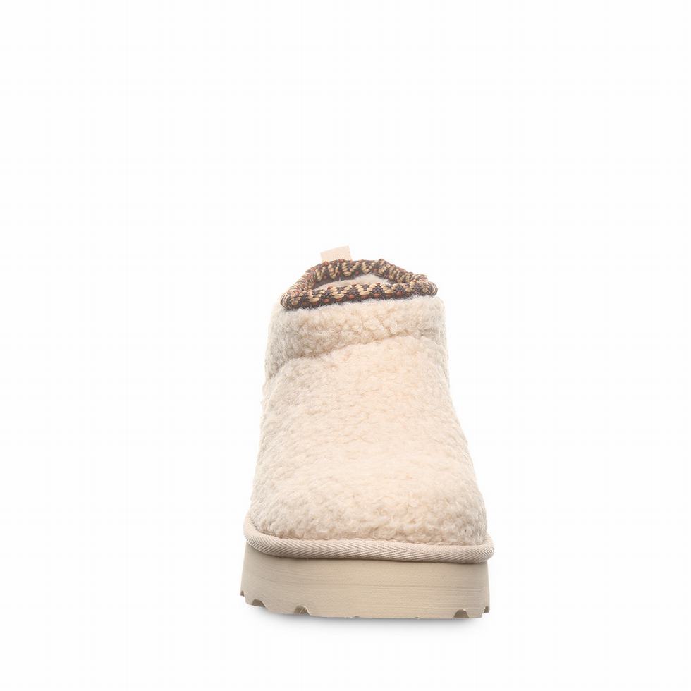 Kozaki Damskie Bearpaw Snuggle Daphne Deco Beżowe | KCR7021MO