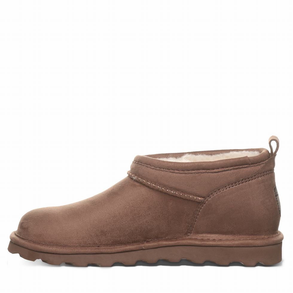 Kozaki Damskie Bearpaw Super Shorty Vegan Brązowe | QPW4825KU