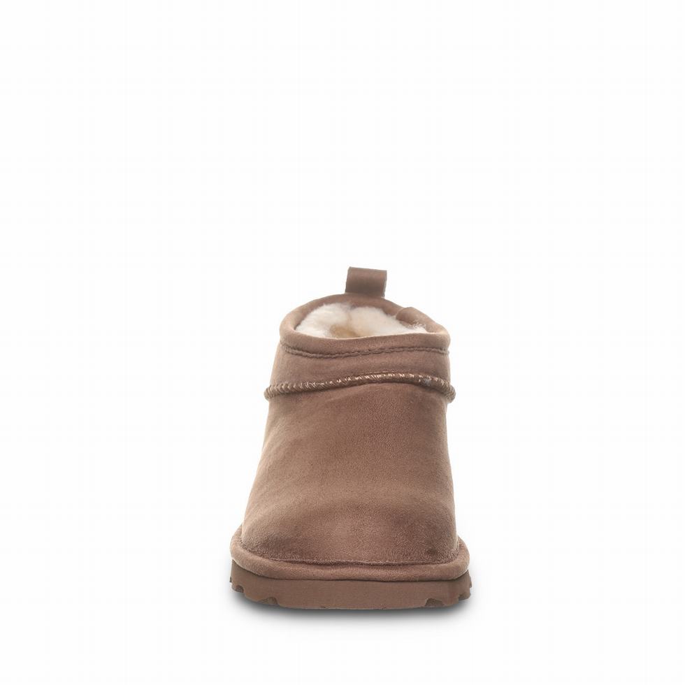 Kozaki Damskie Bearpaw Super Shorty Vegan Brązowe | QPW4825KU