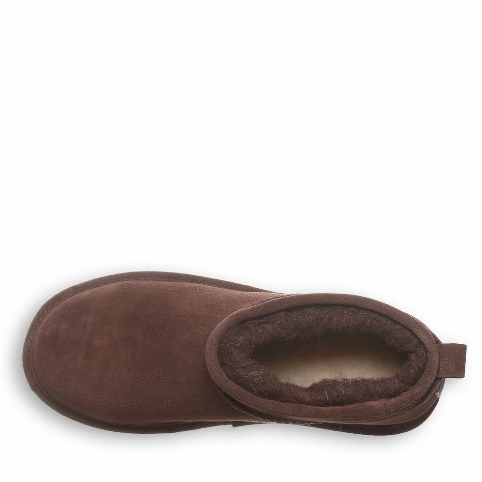 Kozaki Damskie Bearpaw Super Shorty Wide Brązowe | IKZ8560LR