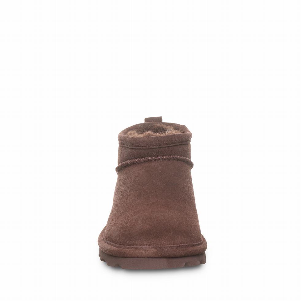 Kozaki Damskie Bearpaw Super Shorty Wide Brązowe | IKZ8560LR