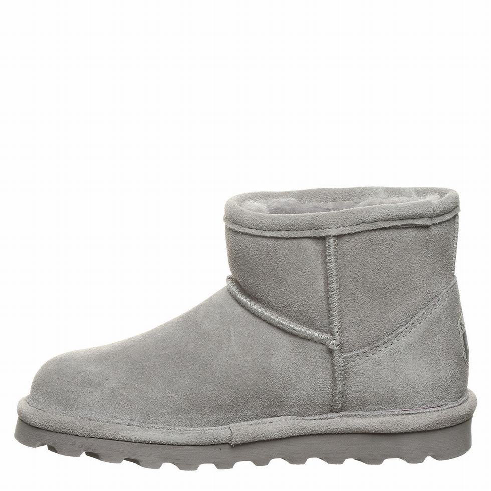 Kozaki Dziecięce Bearpaw Alyssa Youth Szare | BMM9299CM