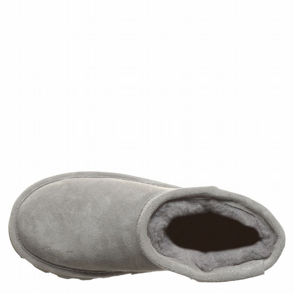 Kozaki Dziecięce Bearpaw Alyssa Youth Szare | BMM9299CM