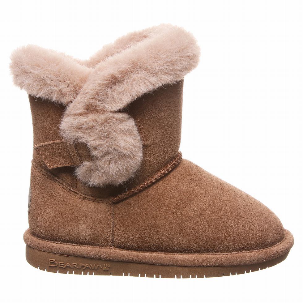 Kozaki Dziecięce Bearpaw Betsey Youth Brązowe | EZY8977WF