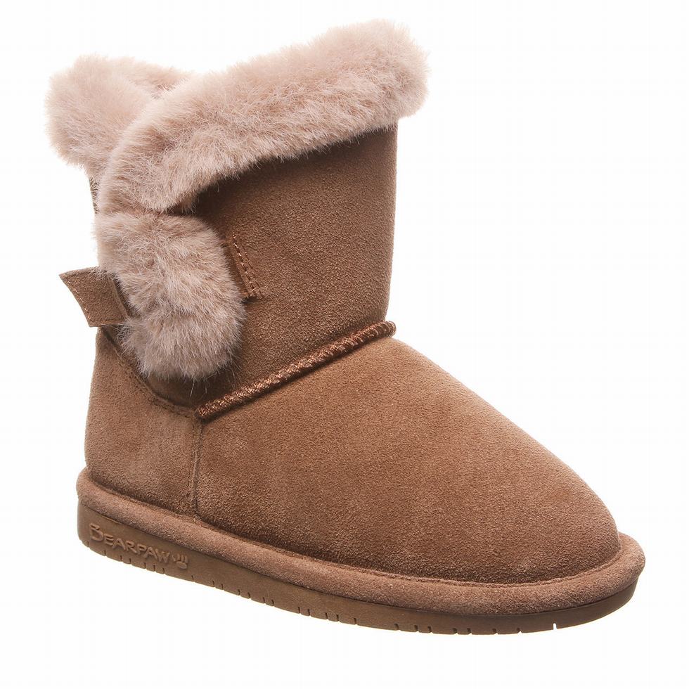 Kozaki Dziecięce Bearpaw Betsey Youth Brązowe | EZY8977WF