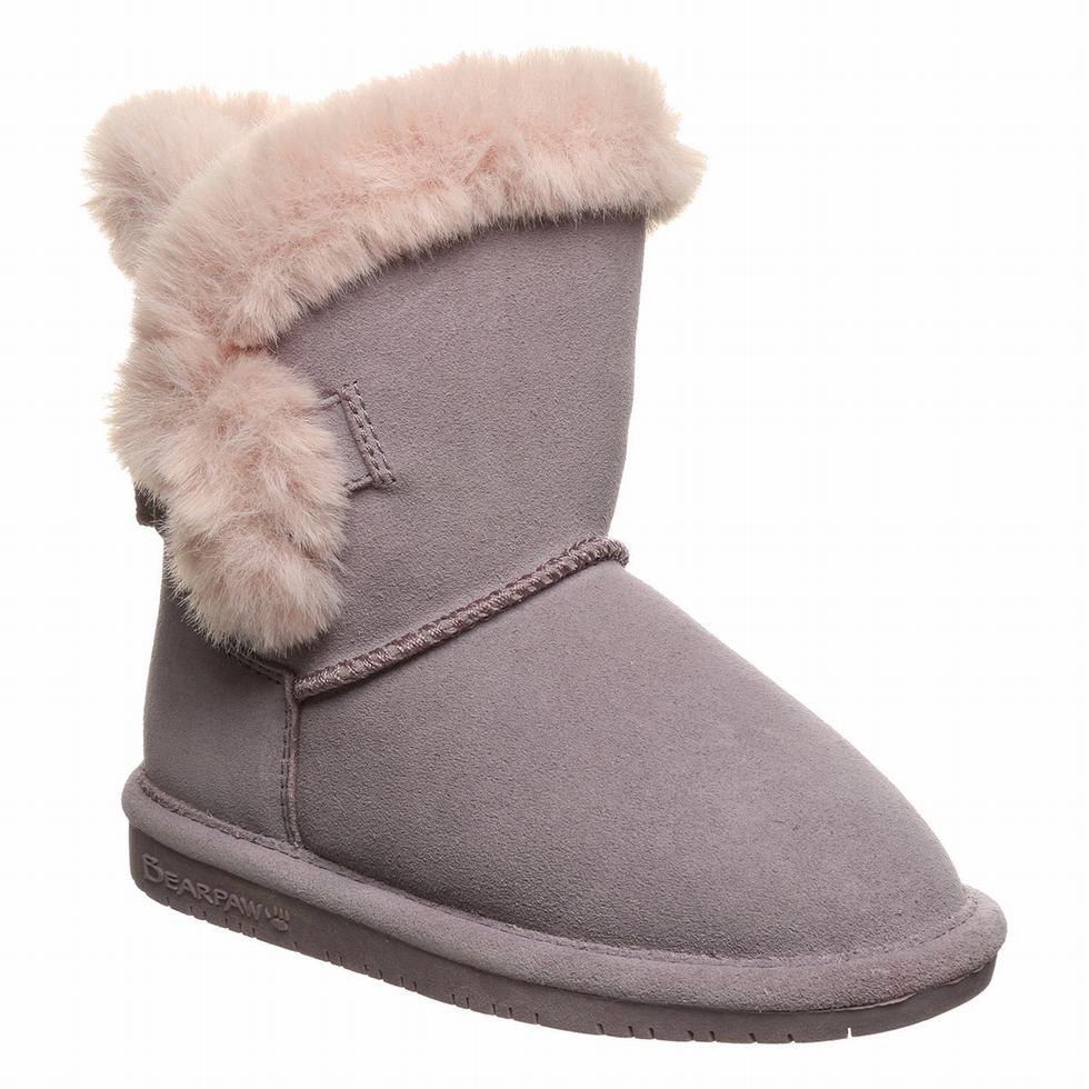 Kozaki Dziecięce Bearpaw Betsey Youth Różowe | HWY6339KC