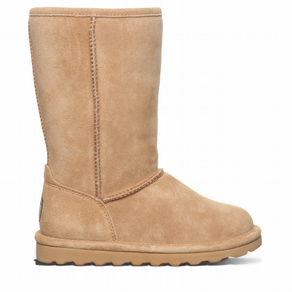 Kozaki Dziecięce Bearpaw Elle Tall Youth Brązowe | AHU8266BP