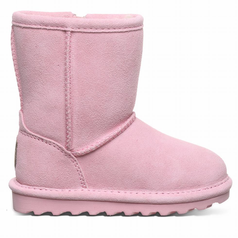 Kozaki Dziecięce Bearpaw Elle Toddler Zipper Różowe | HWI9625CH