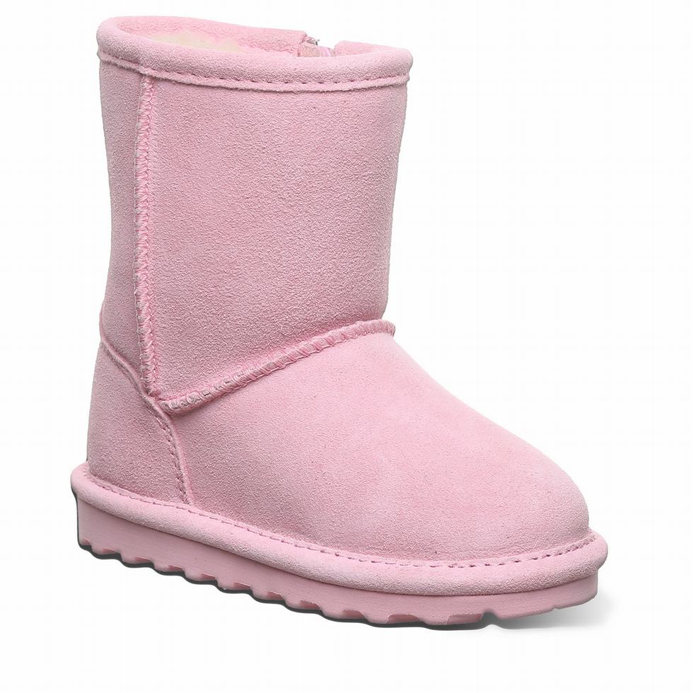 Kozaki Dziecięce Bearpaw Elle Toddler Zipper Różowe | HWI9625CH