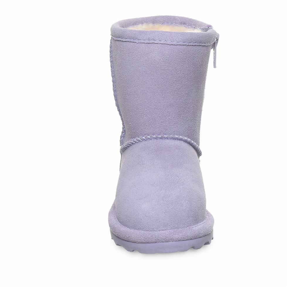 Kozaki Dziecięce Bearpaw Elle Toddler Zipper Fioletowe | IBM4762UC