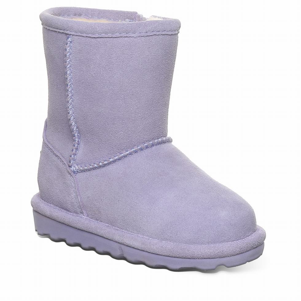 Kozaki Dziecięce Bearpaw Elle Toddler Zipper Fioletowe | IBM4762UC