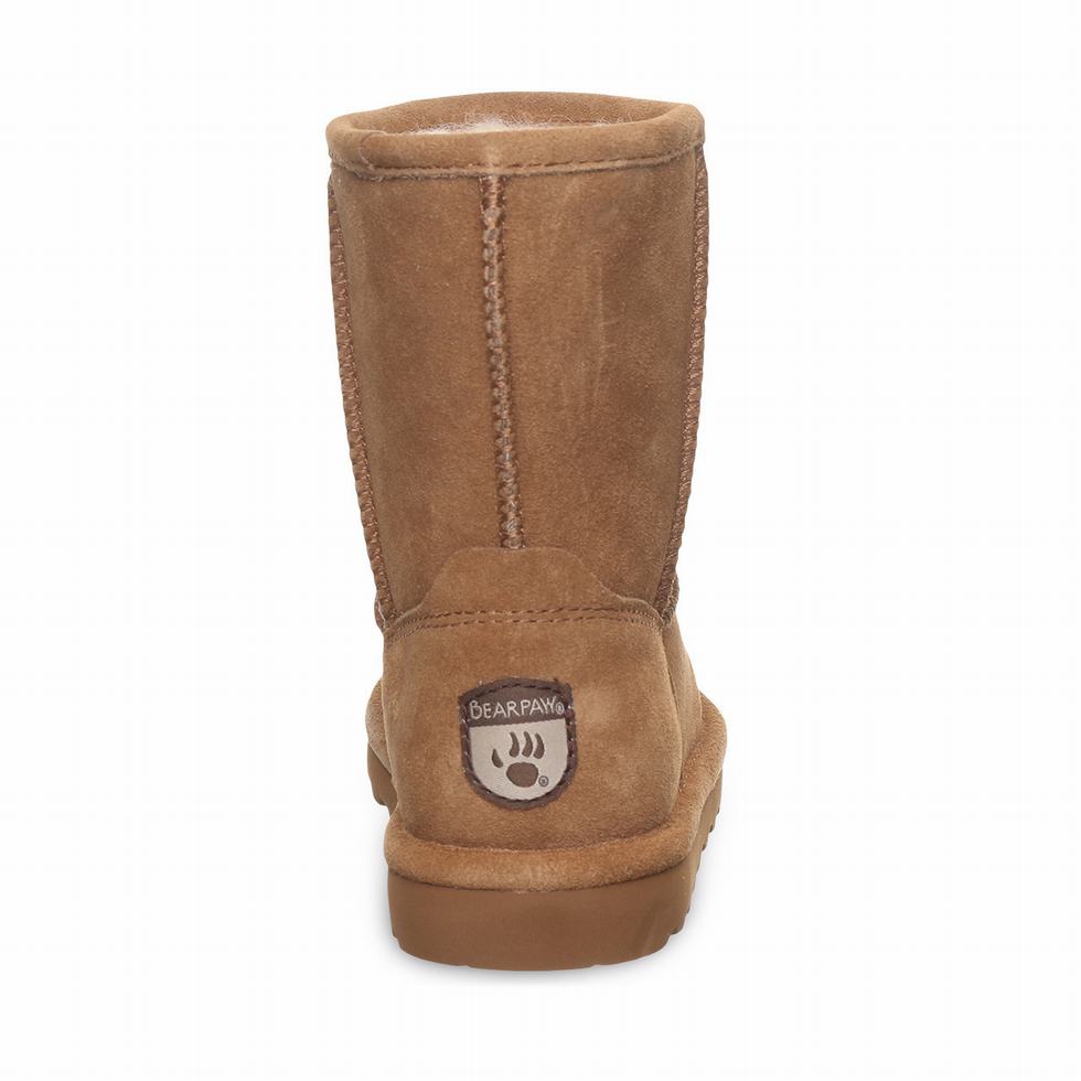 Kozaki Dziecięce Bearpaw Elle Youth Brązowe | XBJ495QV